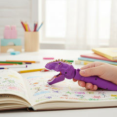 Smily Kiddos Dino Pen – Purple T-Rex
