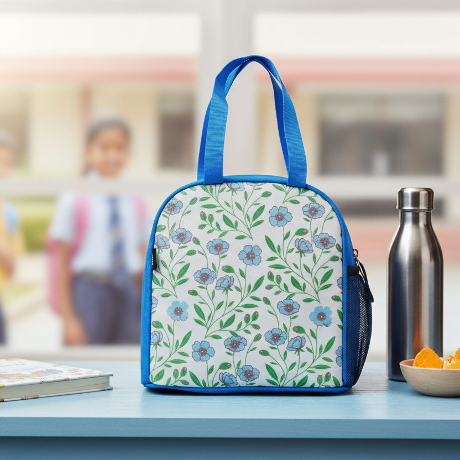 Joy Lunch Bag Floral Breeze Theme - Blue