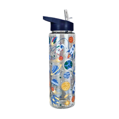Smily kiddos Sipper Bottle 750 ml - Space Theme |  Navy Blue