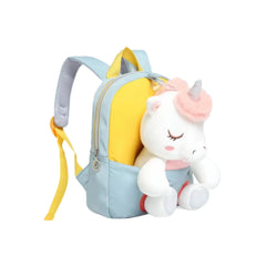 Smily kiddos Unicorn Plush Toy Backpack -Green