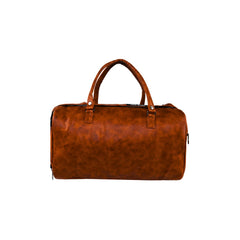 Mike Bags Duffle Bag with Shoe Compartment - Brown