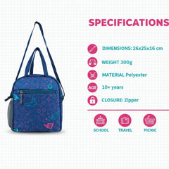 Joy Lunch Bag Senior – Arcade Fuel Theme | Blue