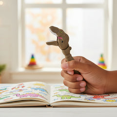 Smily Kiddos Dino Pen – Brown T-Rex