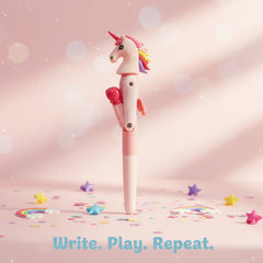 Smily Kiddos Boxing Unicorn Pen – Pink