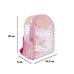 Smily Kiddos Reversible Sequin Casual Backpack – Pink