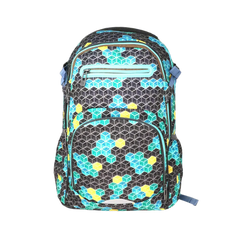 Smily Kiddos Teen backpack Black & Future Green