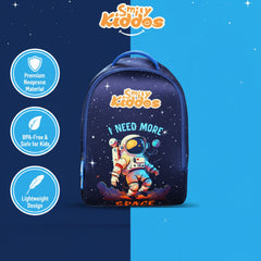 Galactic Adventure Neoprene Preschool Backpack – Navy Blue