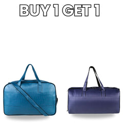Mike Bags Premium Duffle Combo – PU Leather | Buy 1 Get 1