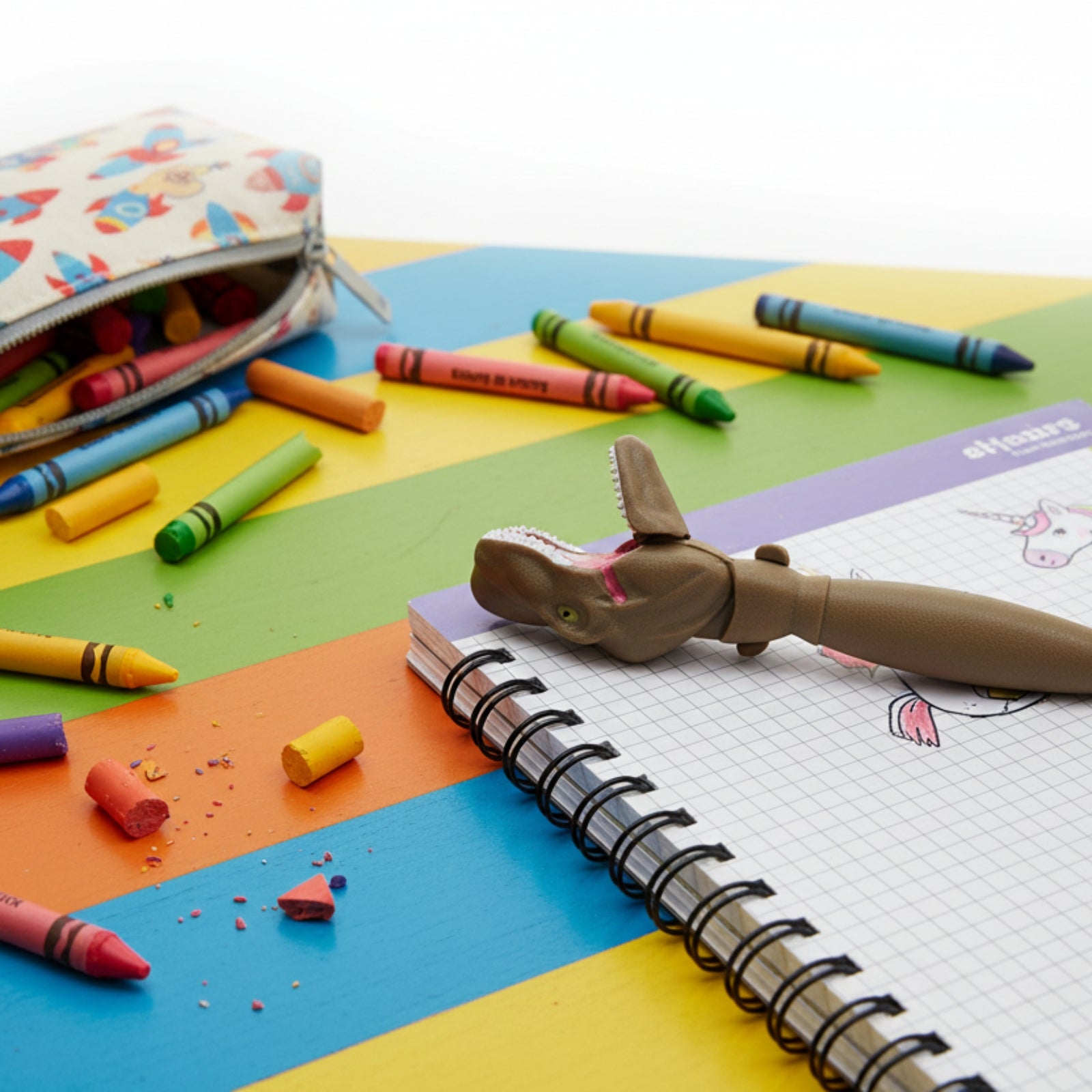 Smily Kiddos Dino Pen – Brown T-Rex