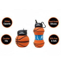 Smily Kiddos Expandable Water Bottle – Basketball 550 mL