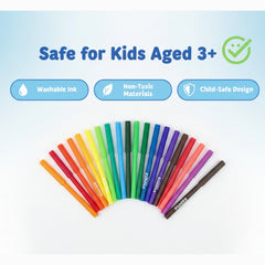 Smily Kiddos Double Layer Stationery Pencil Case Set - Space Theme