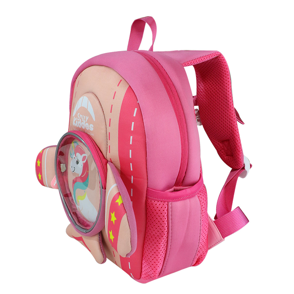 Smily Kiddos Go out backpack - Unicorn theme Pink