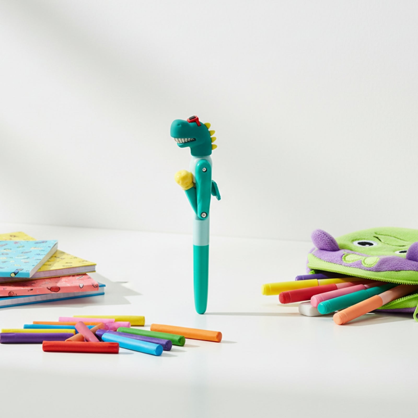 Smily Kiddos Boxing Funny Dino Pen – Green