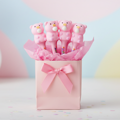 Smily Kiddos Cute Pink Piggy Gel Pen | 0.5mm Blue Ink