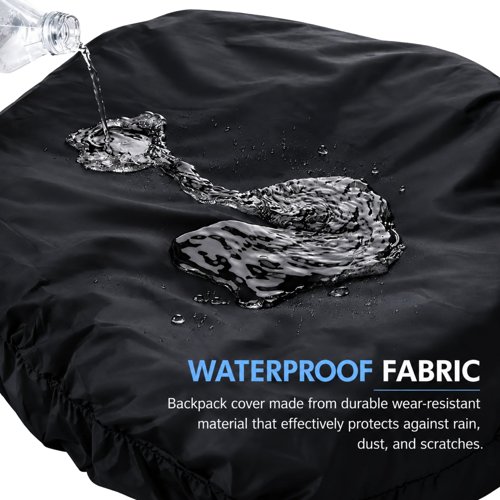 Mike Waterproof Backpack Rain Cover for School & Laptop Bags