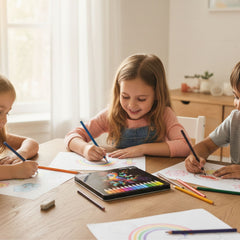 Smily Kiddos 24 Color Pencils Set in Tin Box