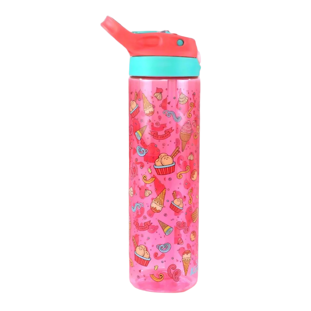 Smily kiddos Sipper bottle 750 ml - Ice Cream Theme Pink