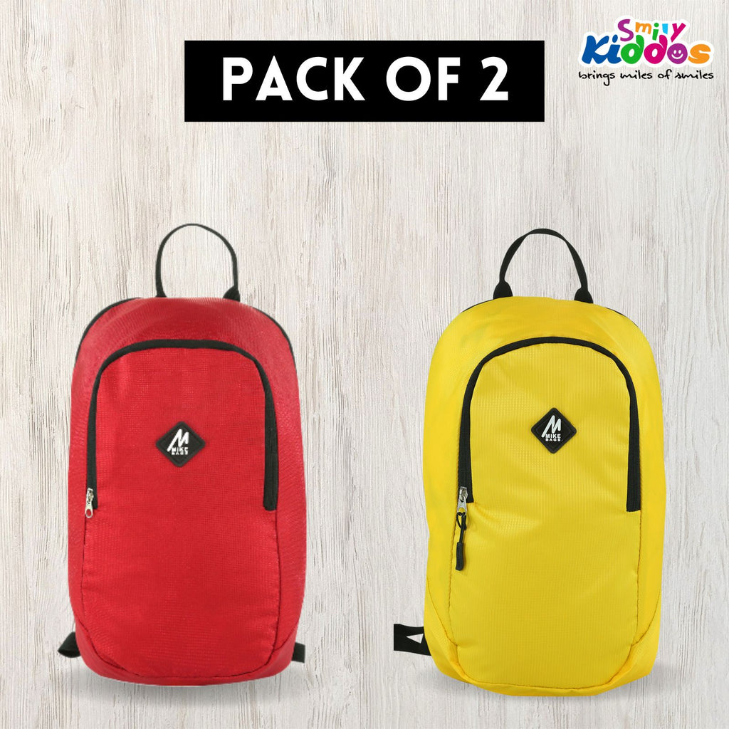 Mike Eco Day Pack Combo - (Red and Yellow )