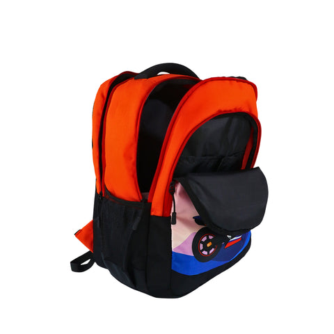 Image of MIKE BAGS 29 Ltrs Junior School Bag  - Mountain Rider - Red LxWxH :45 X 33 X 20 CM