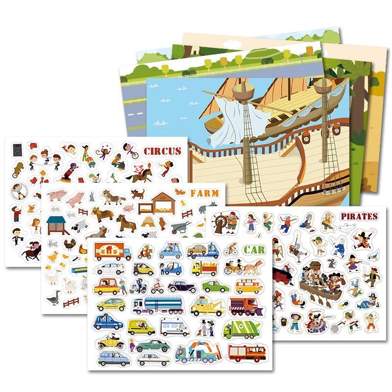 Reusable Stickers - Fun Life
