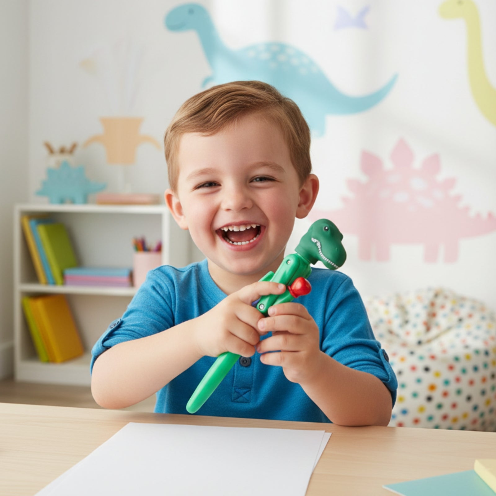 Smily Kiddos Boxing Dino Pen – Green