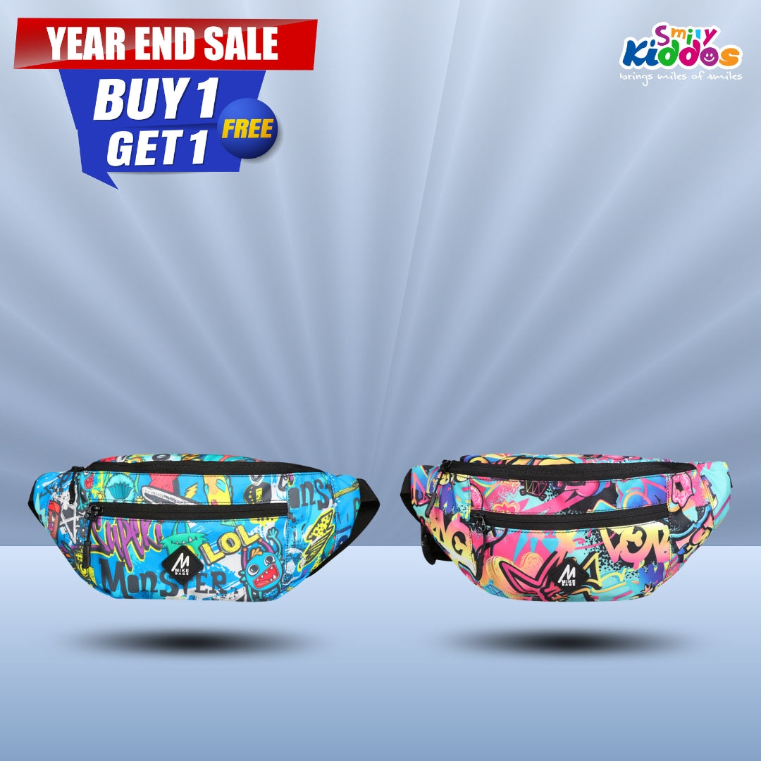 Mike Explorer Hip Pack 8L - BUY 1 GET 1 FREE | Unisex Waist Bag for Travel & Adventure