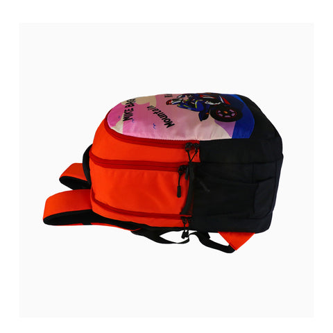 Image of MIKE BAGS 29 Ltrs Junior School Bag  - Mountain Rider - Red LxWxH :45 X 33 X 20 CM