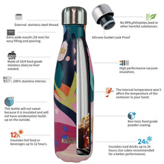  Stainless Steel Water Bottle  - Multicolor feature