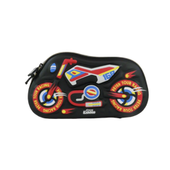 Smily kiddos Motor Bike Shaped EVA Pencil Pouch - Black