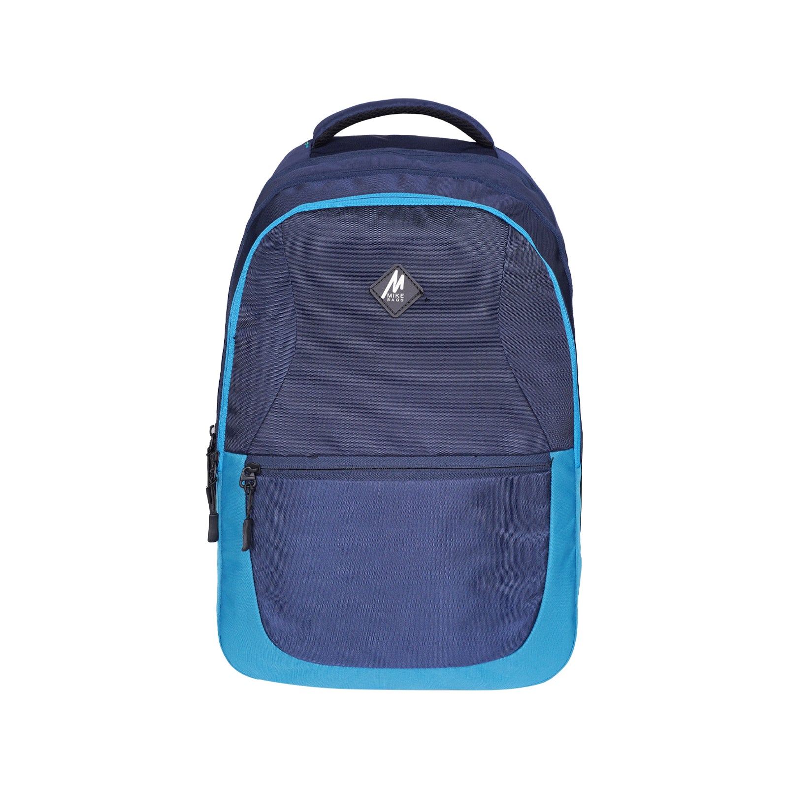 Mike Crayon Plus Laptop Backpack - Teal Blue & Navy Blue