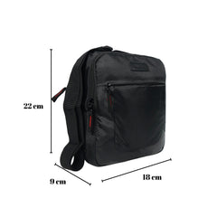 Mike Cayman Sling Bag Big - Black | 3.5L Compact Crossbody Shoulder Bag