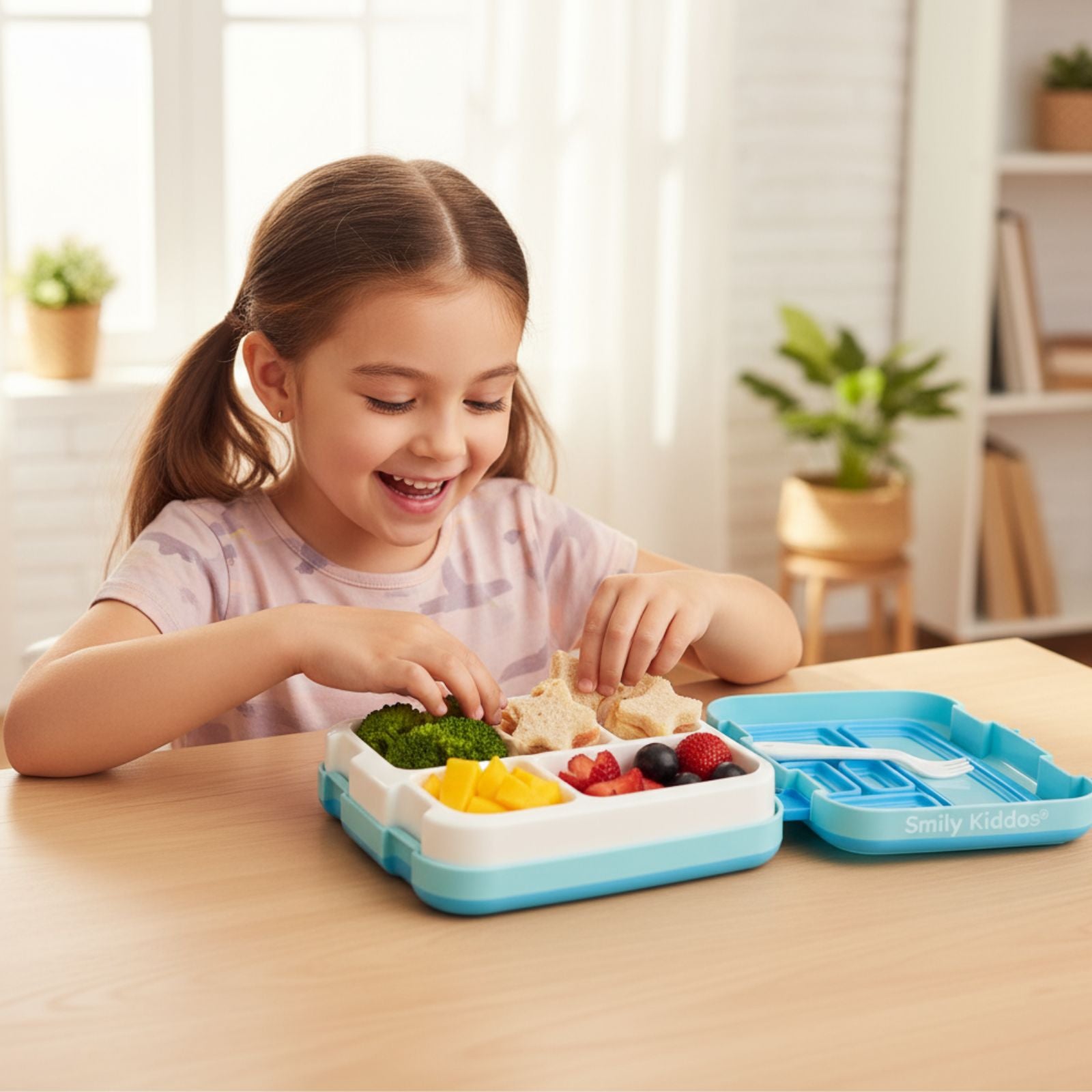 Bento Lunch box - Light Blue