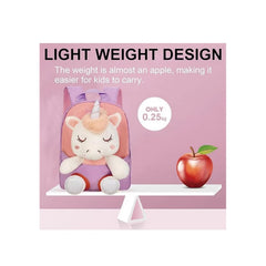 Smily kiddos Unicorn Plush Toy Backpack - Purple
