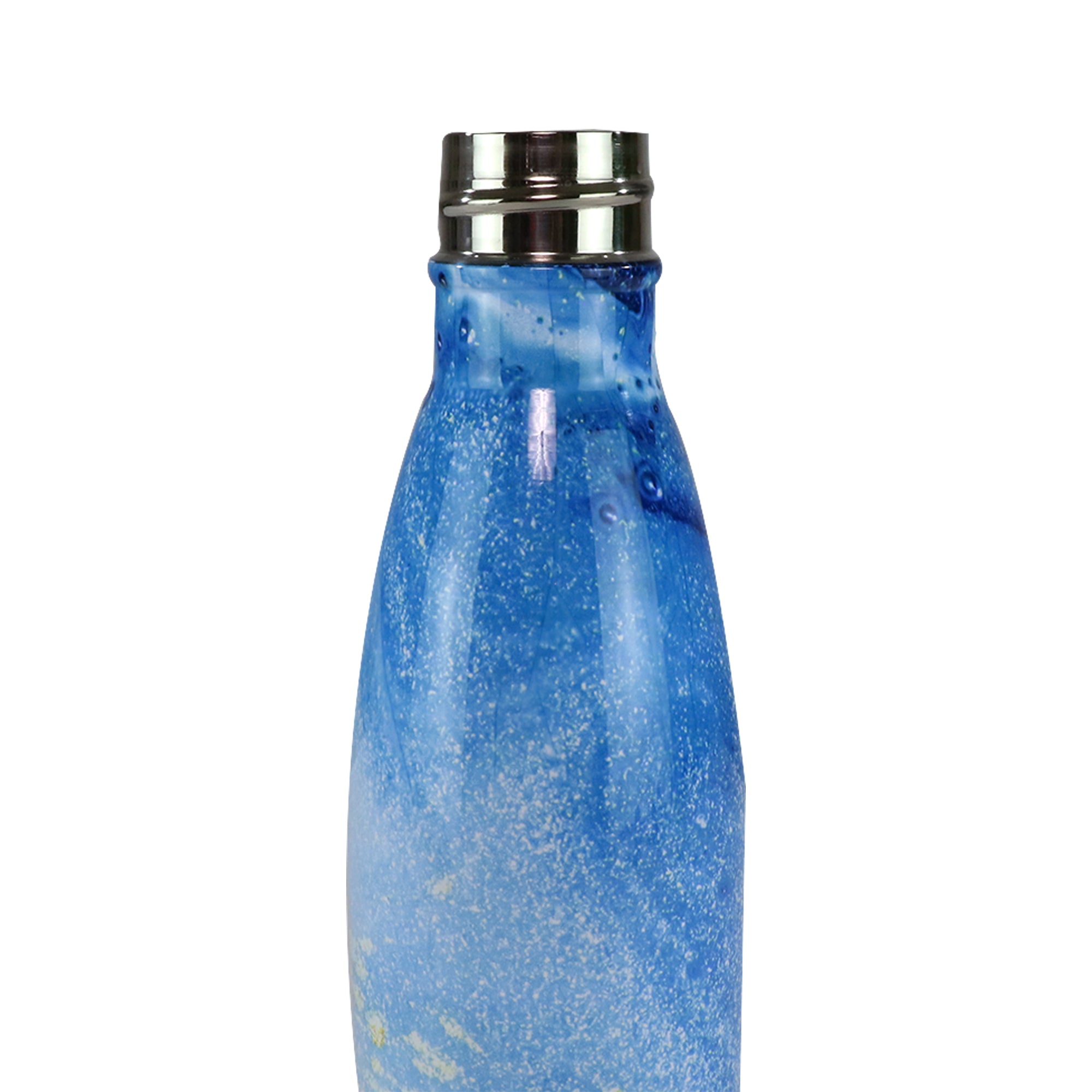 Stainless Steel Water Bottle cap open