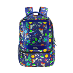 Smily Kiddos 17 inch Backpack Space Theme | Blue