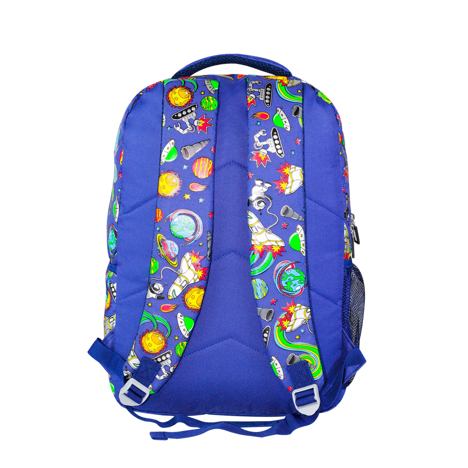 Smily Kiddos 17 inch Backpack Space Theme back side