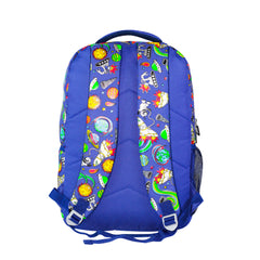 Smily Kiddos 17 inch Backpack Space Theme back side