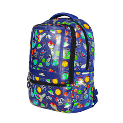 Smily Kiddos 17 inch Backpack Space Theme left side
