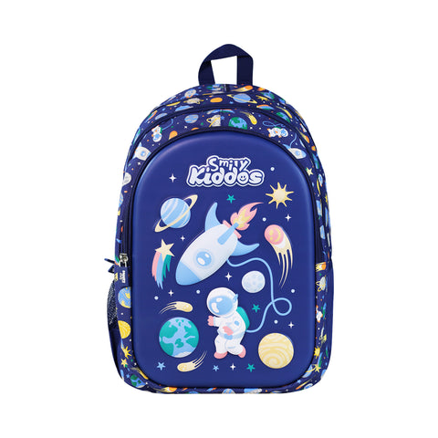 Image of Smily Kiddos Kids School Backpack Space Theme | Blue