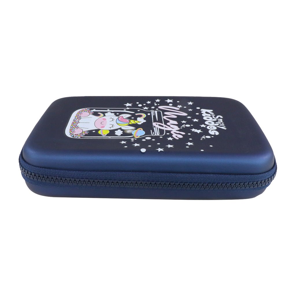 Smily Kiddos Single Compartment Pencil Case V3 | Gamer Theme - Blue