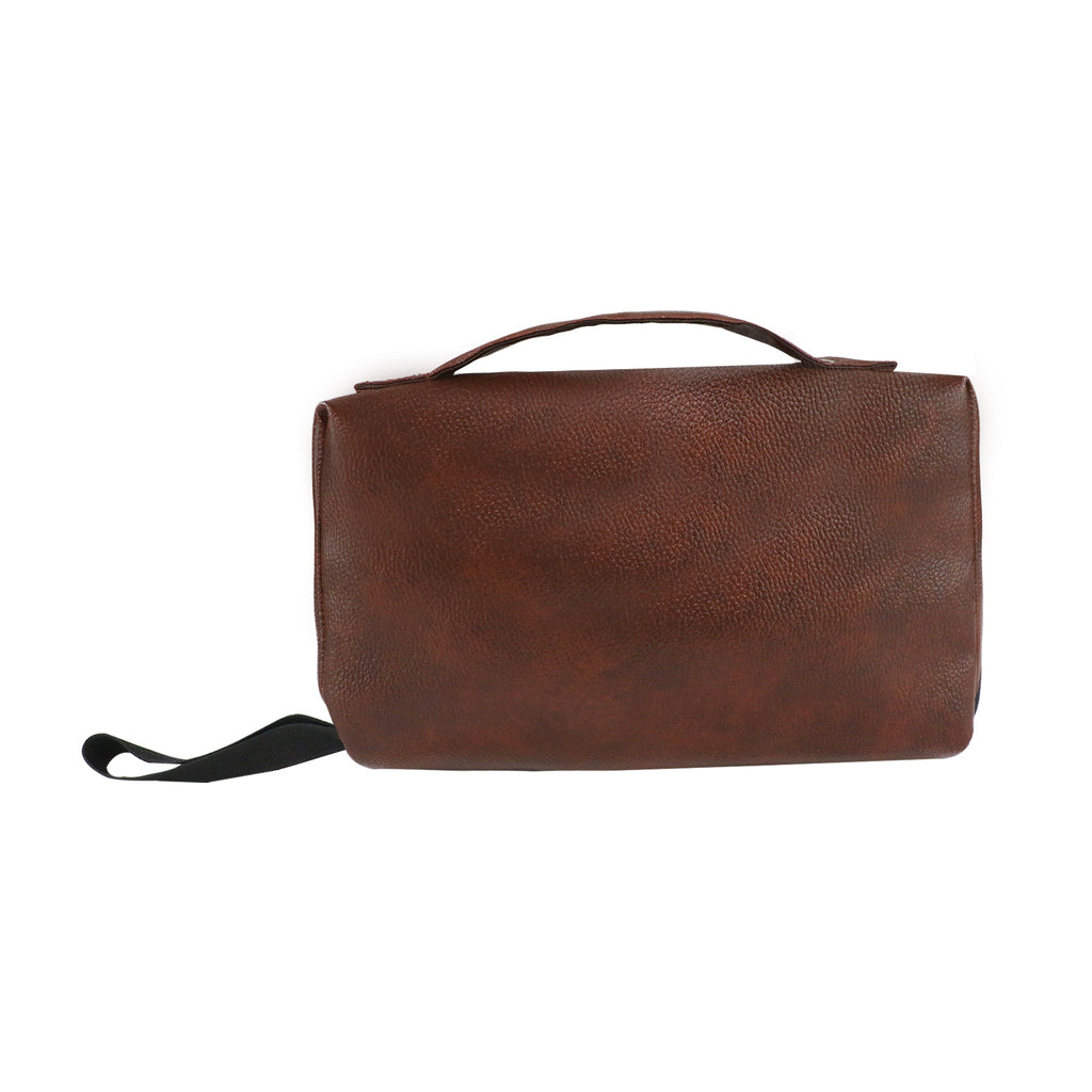 Mike Bags Cosmetic Pouch - Brown