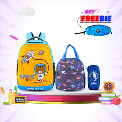 Smily Kiddos 3-in-1 School Combo Set – Backpack, Lunch Bag & Pencil Case | Box Packing (1 Set/Mix Color)