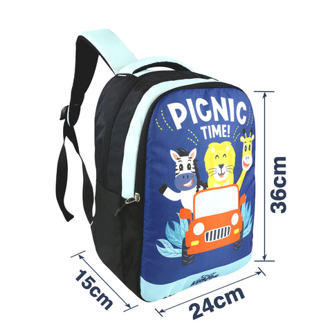 Buy Crazy Corner Lunch Time Printed Insulated Canvas Lunch Bag Online