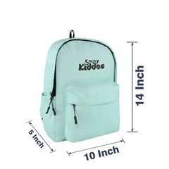Smily Kiddos Day Backpack with Pouch - Sea Green