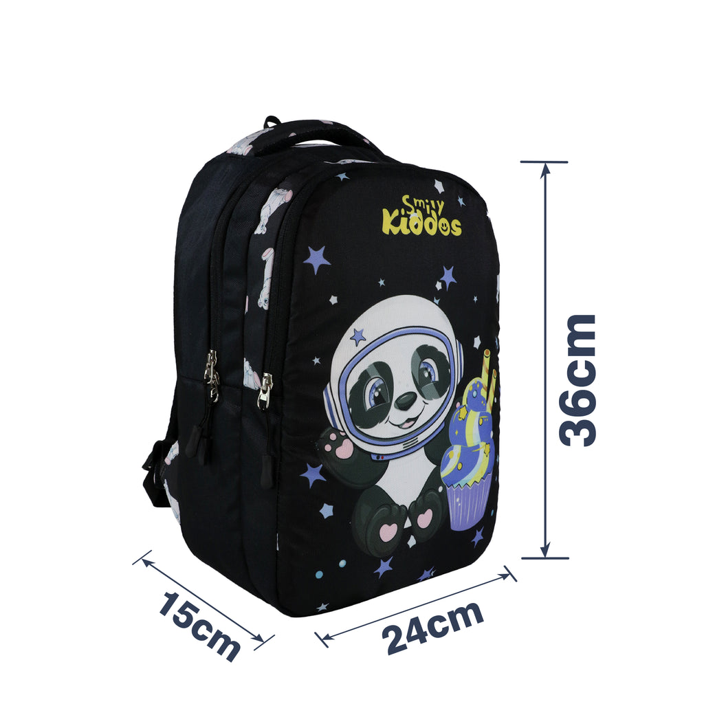 Smily Kiddos Pre School Backpack : Space Panda Theme