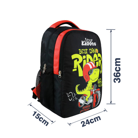 Image of Smily Kiddos Pre School Backpack : Dino Rider Theme