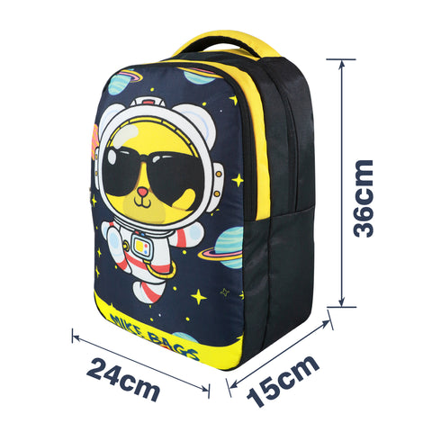 Image of Mike Preschool Astro Kitty Backpack : Yellow