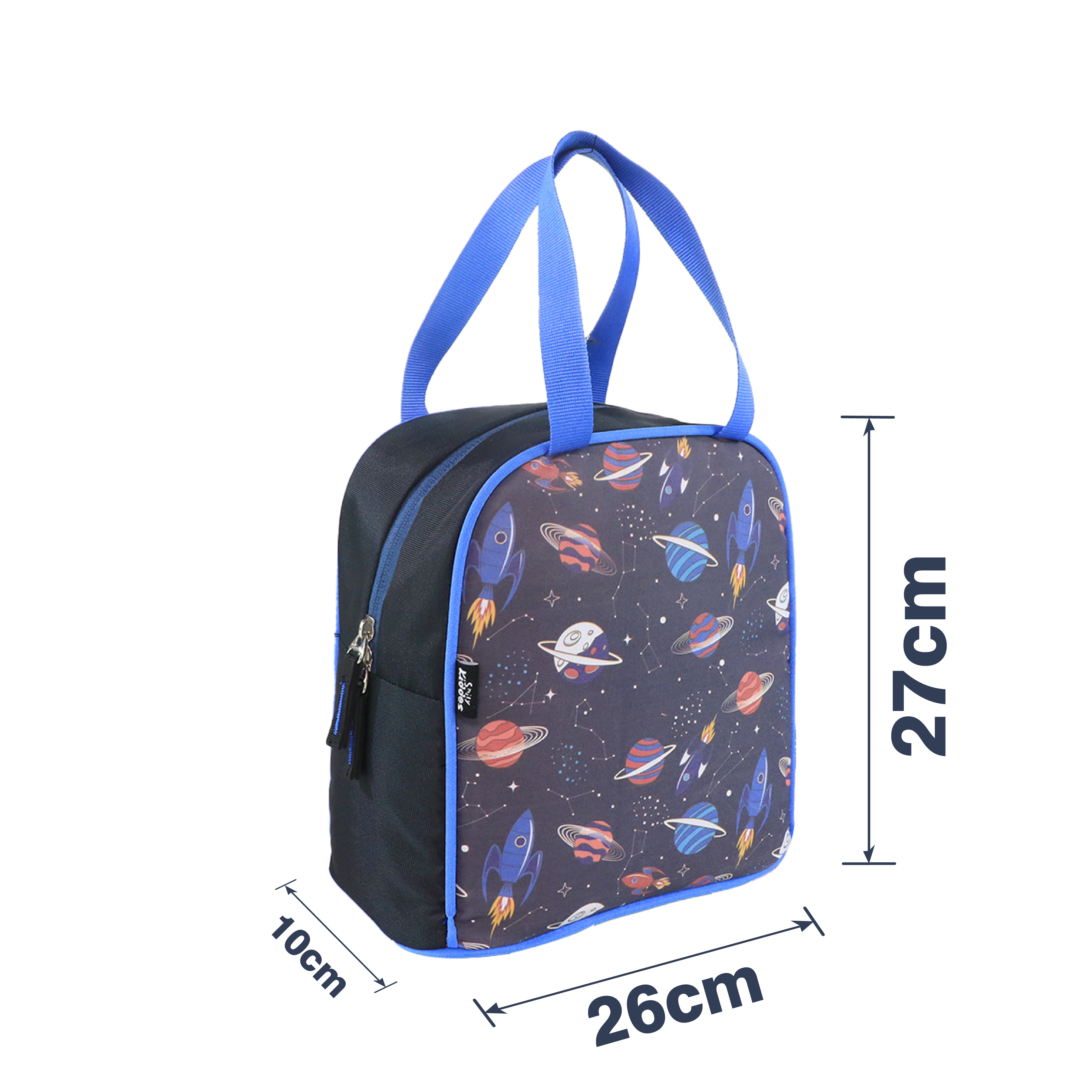Smily Kiddos 3-in-1 School Combo Set – Backpack, Lunch Bag & Pencil Case | Box Packing (1 Set/Mix Color)