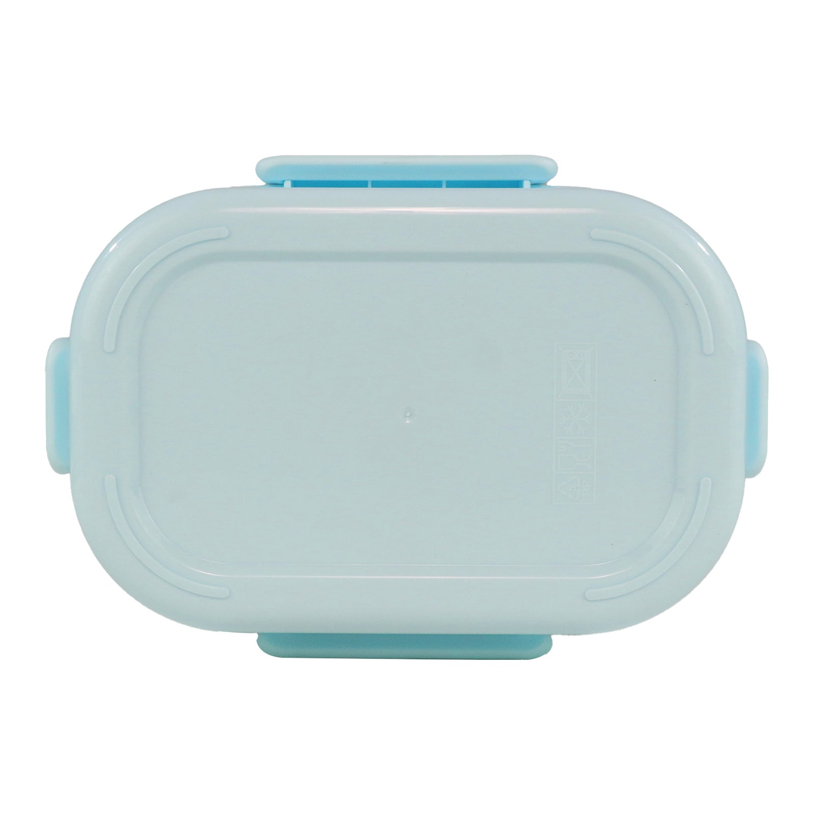 Smily kiddos Stainless Steel Skater Dino Theme Lunch Box - Light blue - medium 3+ years