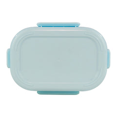 Smily kiddos Stainless Steel Skater Dino Theme Lunch Box - Light blue - medium 3+ years